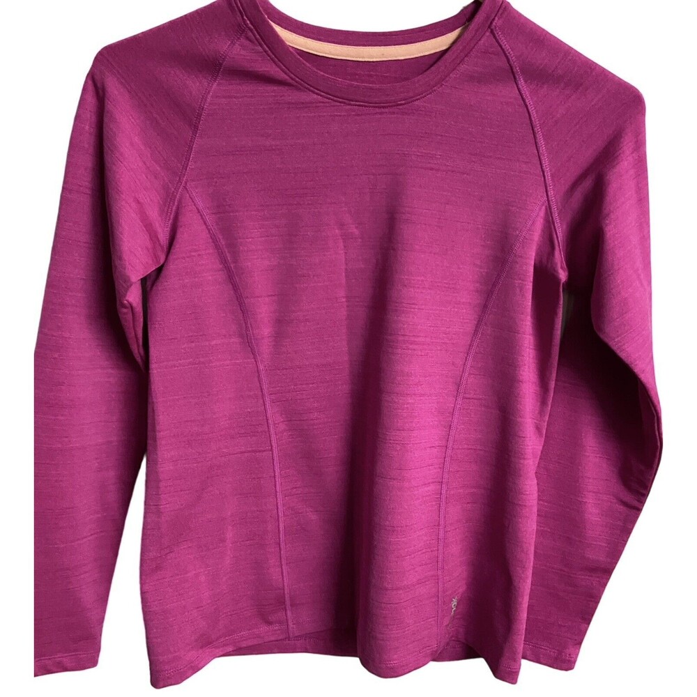 Reebok Speedwick Compression Shirt Girls XL Pink long sleeve running track